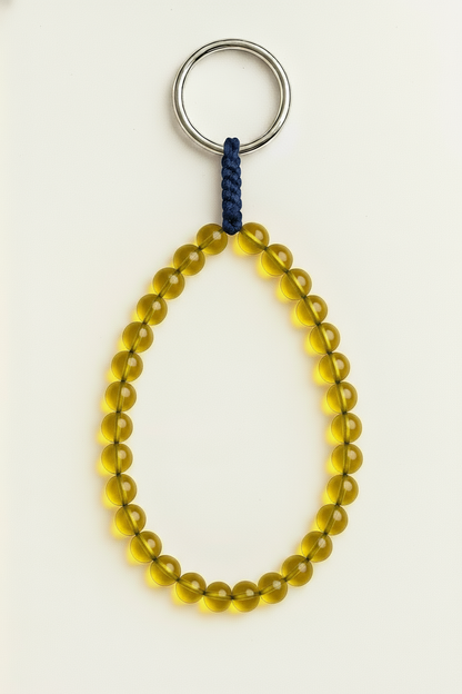 سلسلة مفاتيح من العنبر - ممتده (31 خرزة)