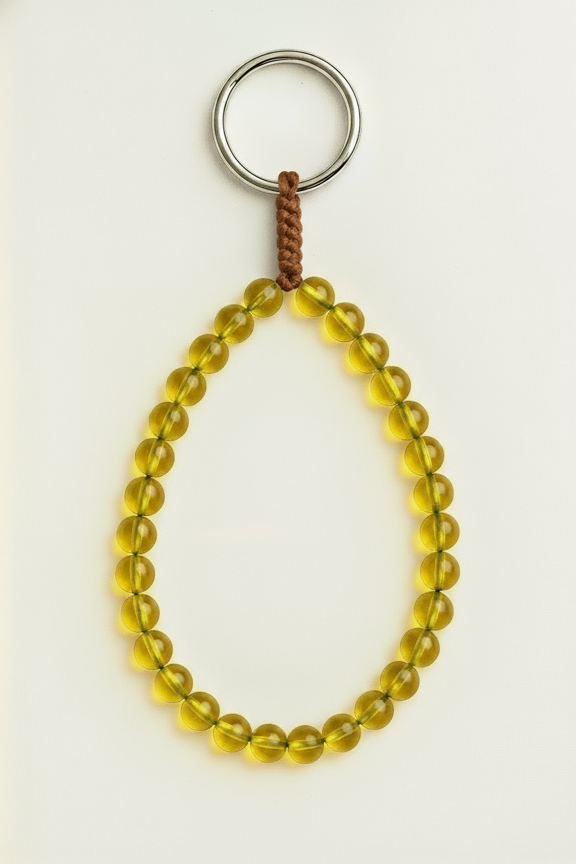 Amber Keychain – 31 Beads