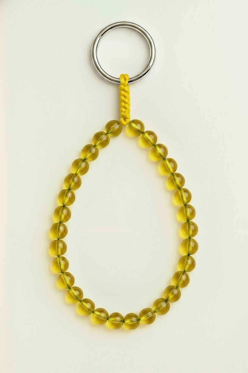Amber Keychain – 31 Beads
