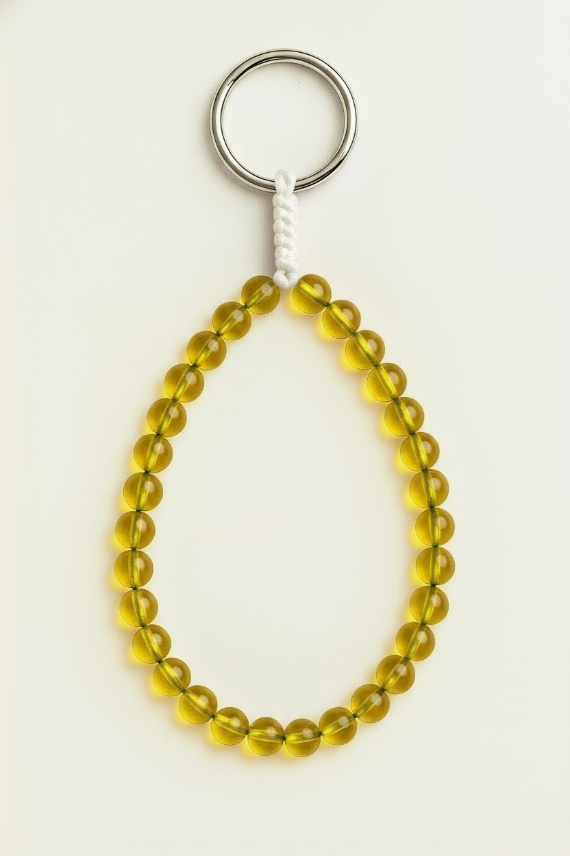 Amber Keychain – 31 Beads