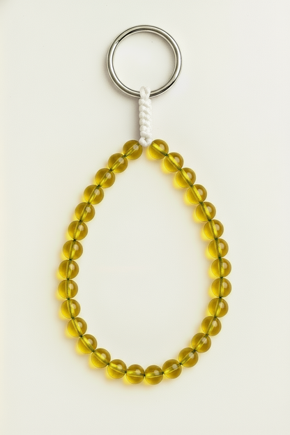 سلسلة مفاتيح من العنبر - ممتده (31 خرزة)