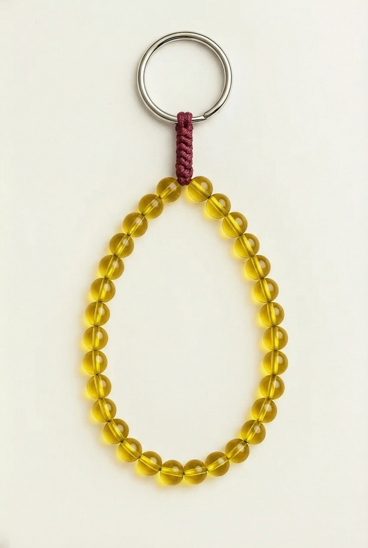 Amber Keychain - Extended (31 Beads)